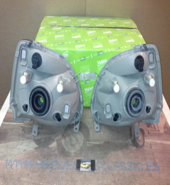 088307/088308 P6 JUEGO FAROS VALEO CRISTAL LISO H4 OPEL AGILA A 00->07, SUZUKI WAGON II/III 00-05