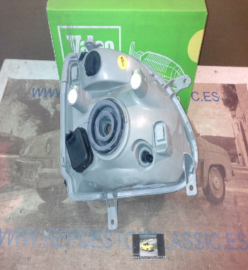 088307 P6 FARO IZQUIERDO VALEO CRISTAL LISO H4 OPEL AGILA A 00->07, SUZUKI WAGON II/III 00-05 (REGULACION ELECTRICA, CON SERVOMO