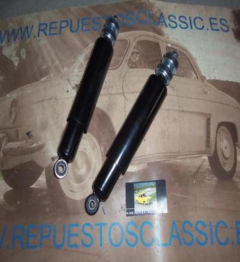 TVZH1001 JUEGO AMORTIGUADORES TRASEROS RENAULT 8 1ª SERIE , 10, DAUPHINE , GORDINI , (CASQUILLO DE 9,4)
