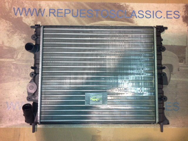 RAM208P8 RADIADOR MOTOR RENAULT CLIO II, KANGOO, MEGANE I, LOGAN I, SCENIC I, NISSAN KUBISTAR, VALEO 731909 (430x380x28mm)