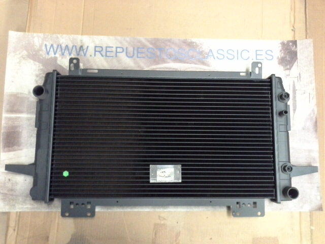 RAM225P9 RADIADOR MOTOR FORD SIERRA MKI/II 83>93, VALEO 730118 (COBRE/PLASTICO 610x335x30mm)