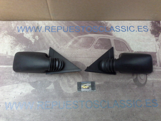 RET284P3 JUEGO RETROVISORES EXTERIORES SEAT IBIZA MKI 84->89 3p. REG. MANUAL SIN MANDO