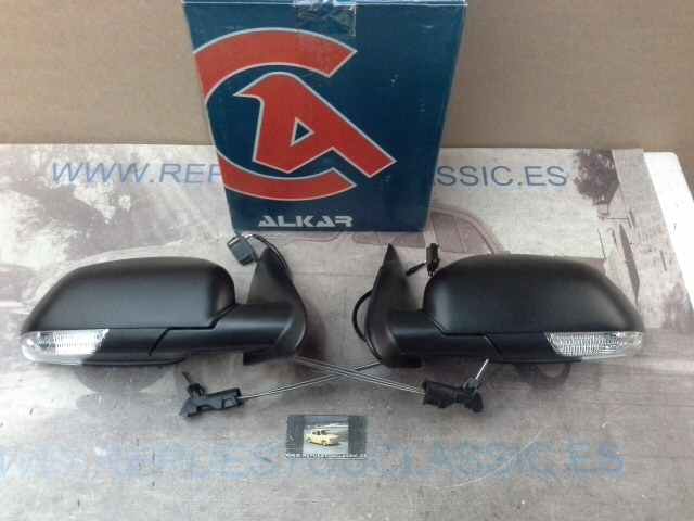 RET333P4 JUEGO ESPEJOS RETROVISORES EXTERIORES SKODA OCTAVIA 04->13, REG. MANUAL, REF. 6105524-6106524