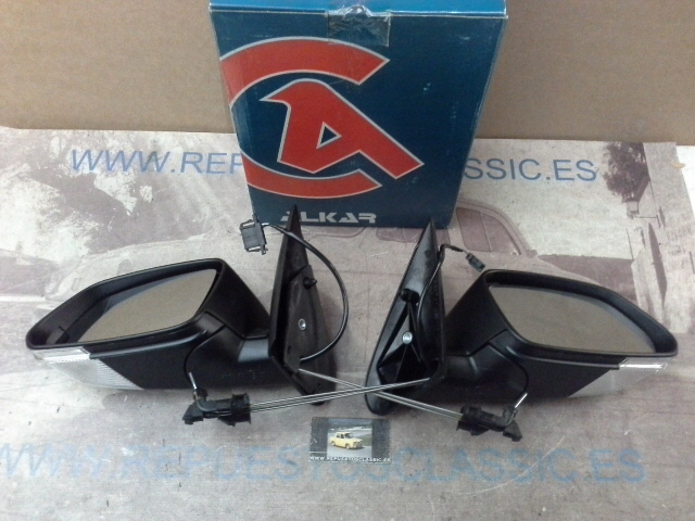 RET333P4 JUEGO ESPEJOS RETROVISORES EXTERIORES SKODA OCTAVIA 04->13, REG. MANUAL, REF. 6105524-6106524