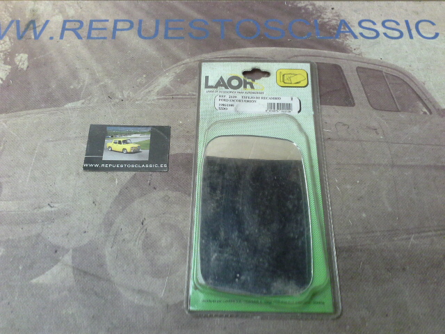 RET424P1 CRISTAL ESPEJO RETROVISOR EXTERIOR IZQUIERDO FORD ESCORT MK4, ORION MK2 86->89