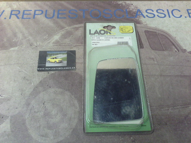RET431P1 CRISTAL ESPEJO RETROVISOR EXTERIOR DERECHO OPEL KADETT E 84->