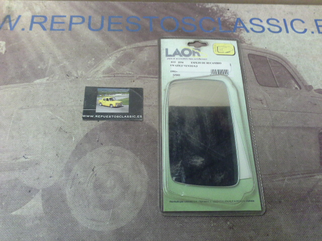 RET434P1 CRISTAL ESPEJO RETROVISOR EXTERIOR IZQUIERDO VOLKSWAGEN GOLF, VENTO 91->
