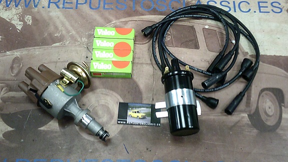 KIT8260 KIT ENCENDIDO COMPLETO RENAULT 4, 5, 6, 7, 8, 10, 12, ALPINE A110