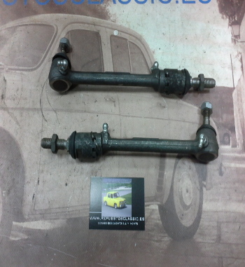 ROT181 JUEGO ROTULAS DIRECCION RENAULT 4 CV, DAUPHINE DIAMETRO DEL CONO 10'7-11'7mm