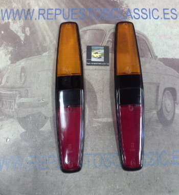 IFO88P2 JUEGO TULIPAS PILOTOS TRASEROS FORD TRANSIT MKI ->1980