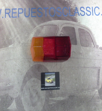 Li53 TULIPA PILOTO TRASERO CON LUZ MATRICULA CITROEN DYANE 6, PX7626