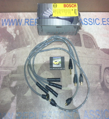 361P3 BOSCH JUEGO CABLES DE BUJIAS ALFA ROMEO 75 i.E TURBO, 90, ALFETTA GT, GIULETTA GTV, FIAT RITMO, REF. 0986356503