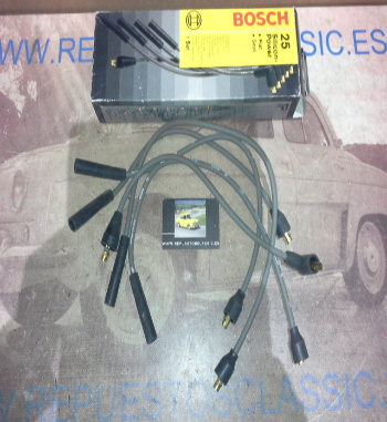 362P3 BOSCH JUEGO CABLES DE BUJIAS FIAT SEAT 127, 128, REF. 0986356515