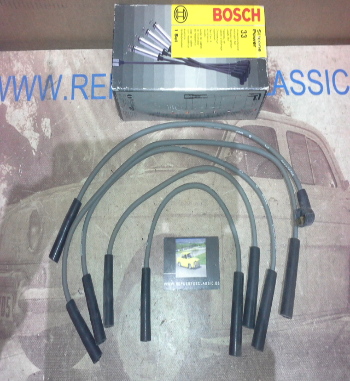 369P3 BOSCH JUEGO CABLES DE BUJIAS FIAT PANDA, TIPO, UNO, LANCIA Y10  MOTORES 750/1.0/1.1 FIRE, REF. 0986356523