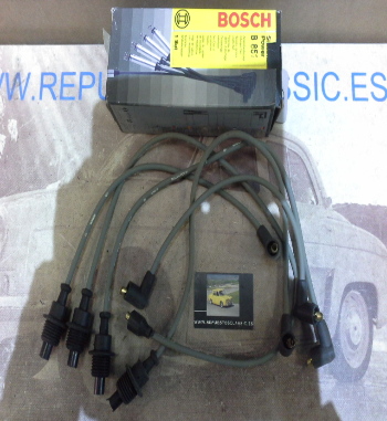 371P3 BOSCH JUEGO CABLES DE BUJIAS CITROEN BX, PEUGEOT 205, 309, 405 1.6/1.9, REF. 0986356851
