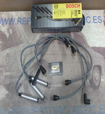 375P3 BOSCH JUEGO CABLES DE BUJIAS OPEL ASCONA C 1.8, CORSA A 1.6 GSI, KADETT 1.8/2.0 GSI, ASTRA F 1.8, REF. 0986356565