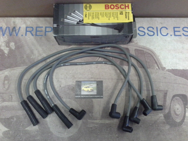 384P3 BOSCH 0986356593 JUEGO CABLES DE BUJIAS FORD GRANADA, SCORPIO, SIERRA 2.0 85->89