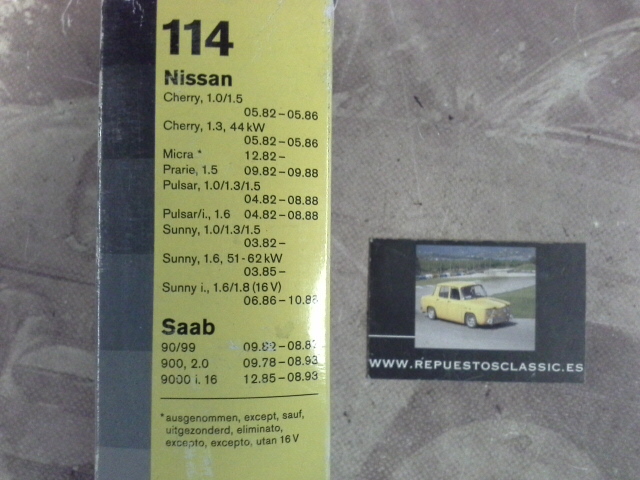 386P3 BOSCH 0986356595 JUEGO CABLES DE BUJIAS SEAT 600, 133, 850, NISSAN CHERRY III, MICRA I