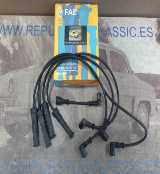 CB91P1 JUEGO CABLES DE BUJIAS HONDA CIVIC 87>, HYUNDAI LANTRA 90>, S COUPE 90>, PONY 89>, H100 93>, FAE 85390