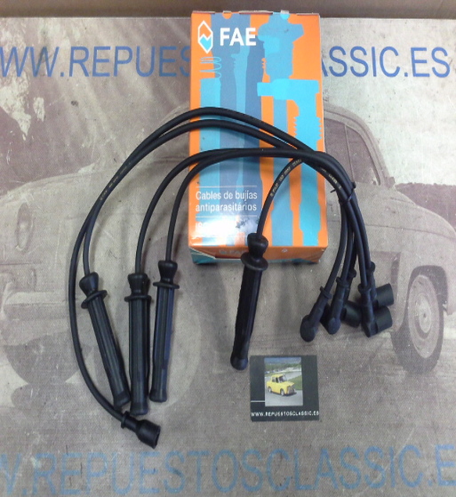 CB95P1 JUEGO CABLES DE BUJIAS FAE 85740 ROVER 200 94>, 800 88> 2.0 GSI/GTI/TURBO