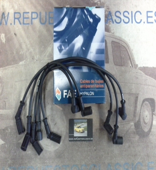 CB96P1 JUEGO CABLES DE BUJIAS FAE 85780 ROVER 100, METRO, LANCIA Y10, HONDA PRELUDE, ACCORD