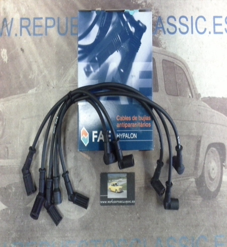 CB96P1 JUEGO CABLES DE BUJIAS FAE 85780 ROVER 100, METRO, LANCIA Y10, HONDA PRELUDE, ACCORD