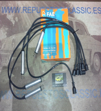 CB103P1 JUEGO CABLES DE BUJIAS FAE 83530 OPEL OMEGA A 86>94, VECTRA A 88>95 1.8/2.0