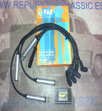 CB105P1 JUEGO CABLES DE BUJIAS FAE 83560 OPEL ASCONA, CORSA, KADETT, DAEWOO NEXIA 1.3/1.6