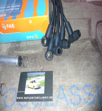 CB105P1 JUEGO CABLES DE BUJIAS FAE 83560 OPEL ASCONA, CORSA, KADETT, DAEWOO NEXIA 1.3/1.6