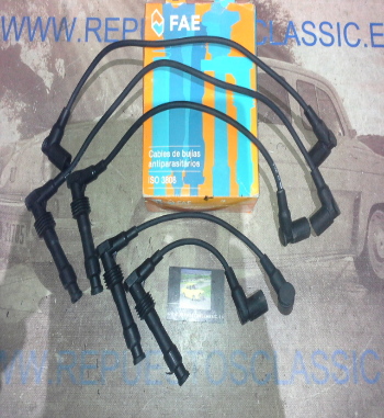 CB106P1 JUEGO CABLES DE BUJIAS FAE 85090 OPEL ASTRA , CALIBRA, KADETT, VECTRA C20XE 2.0i GSI 16v/2.0i TURBO