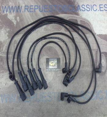 CB113P1 JUEGO CABLES DE BUJIAS ALFA ROMEO GTV 2500 82>87 6cil. REF. 84012 - 83780