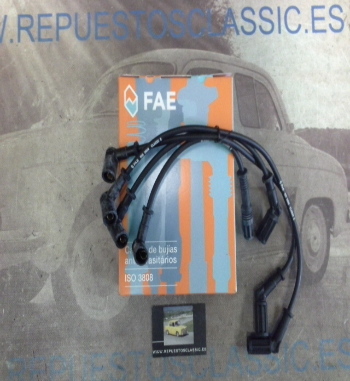 CB132P1 JUEGO CABLES DE BUJIAS FAE 85660 FIAT PANDA 1.0i/1.1i, TEMPRA, TIPO, LANCIA DEDRA, DELTA 93> 1.8i