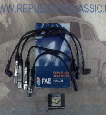 CB137P1 JUEGO CABLES DE BUJIAS FAE 83979 SEAT IBIZA, CORDOBA, TOLEDO  VOLKSWAGEN GOLF, CORRADO 1.6/1.8/2.0 GTI/G60