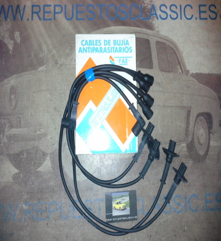 CB140P1 JUEGO CABLES DE BUJIAS FAE 83740 VOLKSWAGEN ESCARABAJO, BETLE, 1200, 1300, 1303, 1500, 1600 (60->69)