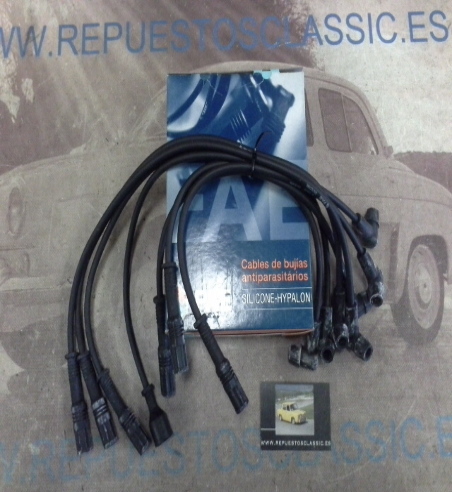 CB148P1 JUEGO CABLES DE BUJIAS FAE 83430 FORD SCORPIO 2.8i v6 85->87