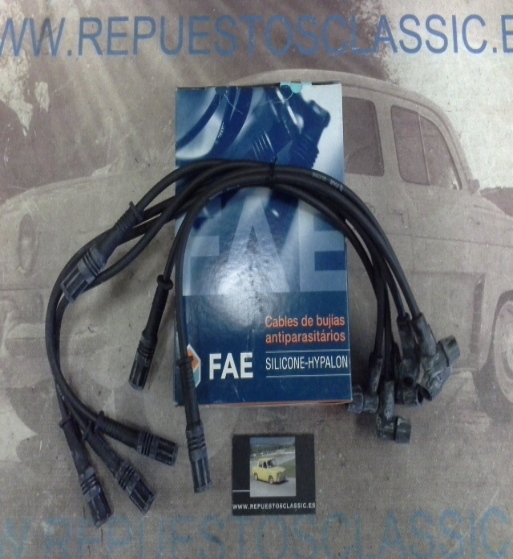 CB149P1 JUEGO CABLES DE BUJIAS FAE 83430 FORD SCORPIO 2.8i v6 85->87 (SIN CABLE BOBINA)