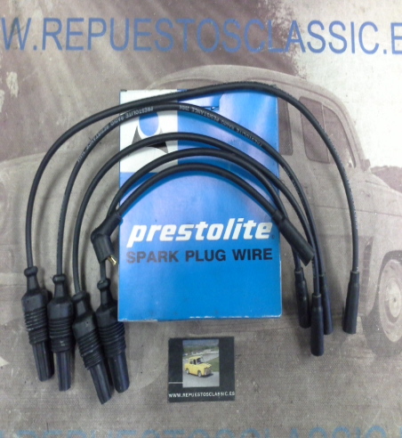 CB156P1 JUEGO CABLES DE BUJIAS PEUGEOT 205 RALLYE, XE, XL, XR, XS, XT, GL, GR, SR, GT, JUNIOR 88->, 405 GL 1.4, PRESTOLITE 90152
