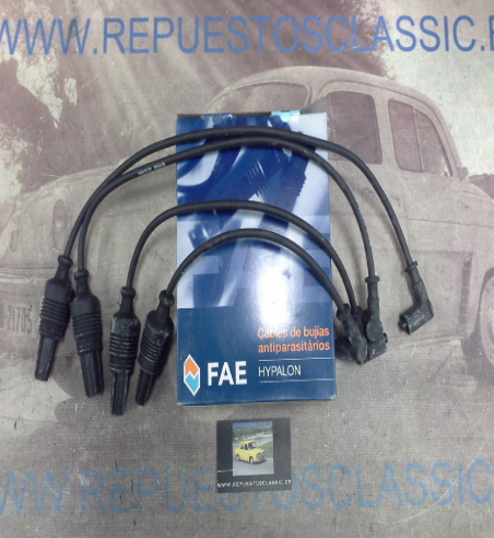 CB157P1 JUEGO CABLES DE BUJIAS FAE 85150 CITROEN AX GTI, ZX, PEUGEOT 106 XSI, 205, 405, 306 MOTOR 1.4 TU