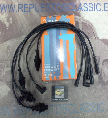 CB162P1 JUEGO CABLES DE BUJIAS FAE 83320 CITROEN BX, PEUGEOT 205, 309, 405 1.5/1.6/1.9/GTI