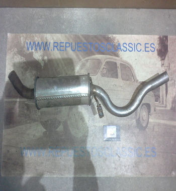 81AB5225LB P7 SILENCIOSO TRASERO ORIGINAL FORD ESCORT 1.1 MK3 ->83