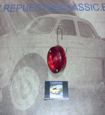 Pi653P2 PILOTO ROJO 2 SERVICIOS CAMION AUTOBUS REMOLQUE TRACTOR CARAVANA MEDIDA 70x40mm