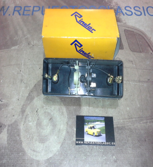 Pi654P2 CARCASA PILOTO CON LUZ MARCHA ATRAS CAMION AUTOBUS REMOLQUE TRACTOR CARAVANA MEDIDA 180x60mm RINDER 827 3 SERVICIOS