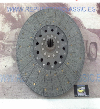DEi03P1 DISCO EMBRAGUE BARREIROS 4238, 4240, 8235, 8437 MOT. BS36 DIAMETRO 420mm 10 ESTRIAS EXT. 45mm, INT. 36mm, ANTA 8114