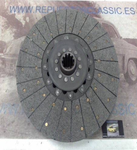 DEi05P1 DISCO EMBRAGUE BARREIROS 6226, 6426 MOT. BS36 DIAMETRO 420mm 10 ESTRIAS EXT. 50,5mm, INT. 41,5mm x 78mm, REF. 8112