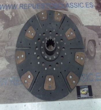 DEi07P1 DISCO EMBRAGUE CERAMICO PEGASO 1080, 1083, 1086, 2040, 2180 MOT. 9109 DIAMETRO 420mm 11 ESTRIAS CONICAS REF. 509101