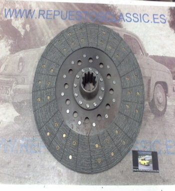 DEi11P1 DISCO EMBRAGUE PEGASO 1065E MOT. 9100, 1080.20/21 MOT. 9105 DIAMETRO 400mm 11 ESTRIAS CONICAS, REF. 6671