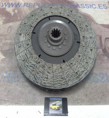 DEi13P1 DISCO EMBRAGUE BARREIROS C17, C19, C20 380mm 10 ESTRIAS,REF. 6911