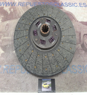 DEi14P1 DISCO EMBRAGUE EBRO P170/190/200/250 380mm 10 ESTRIAS EXT. 44,5mm, INT. 36mm x 52,5mm, REF. 6535