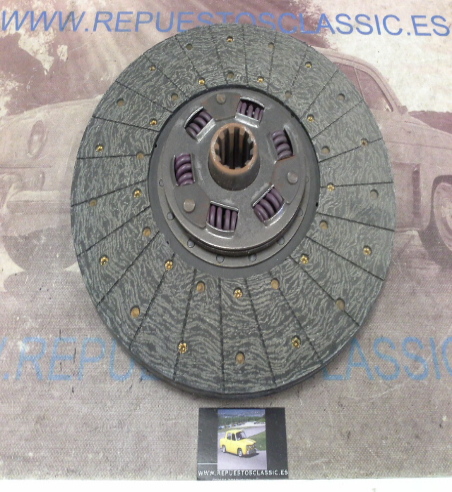 DEi14P1 DISCO EMBRAGUE EBRO P170/190/200/250 380mm 10 ESTRIAS EXT. 44,5mm, INT. 36mm x 52,5mm, REF. 6535