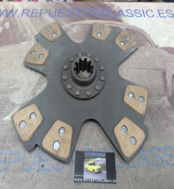 DEi15P1 DISCO EMBRAGUE CERAMICO PEGASO DIAMETRO 380mm 10 ESTRIAS DE VOLANTE MOTOR A LADO EMBRAGUE 10,6mm, REF. 507330